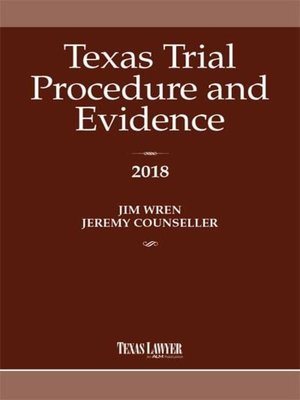 cover image of Texas Trial Procedure and Evidence